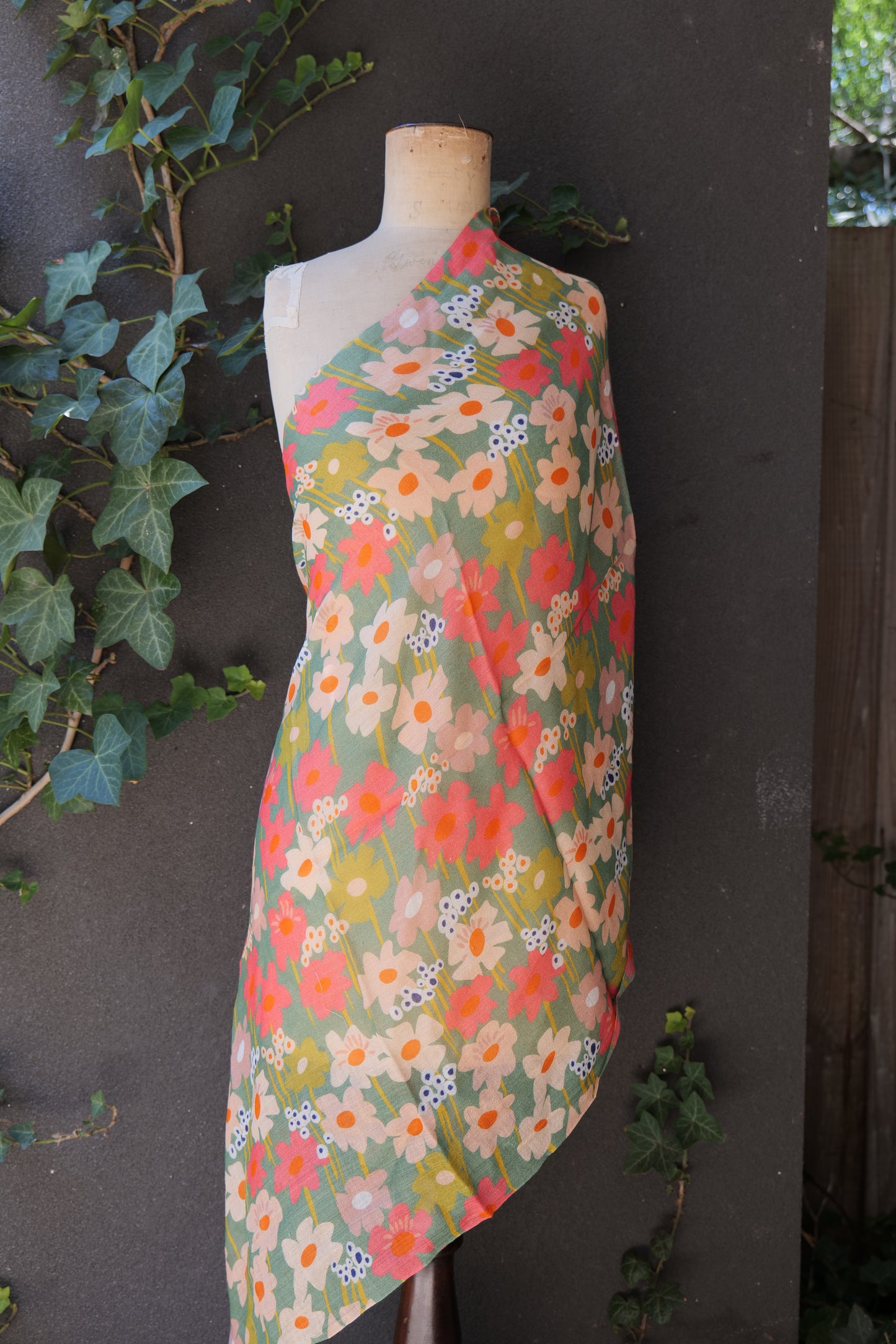 Modern Floral Scarf
