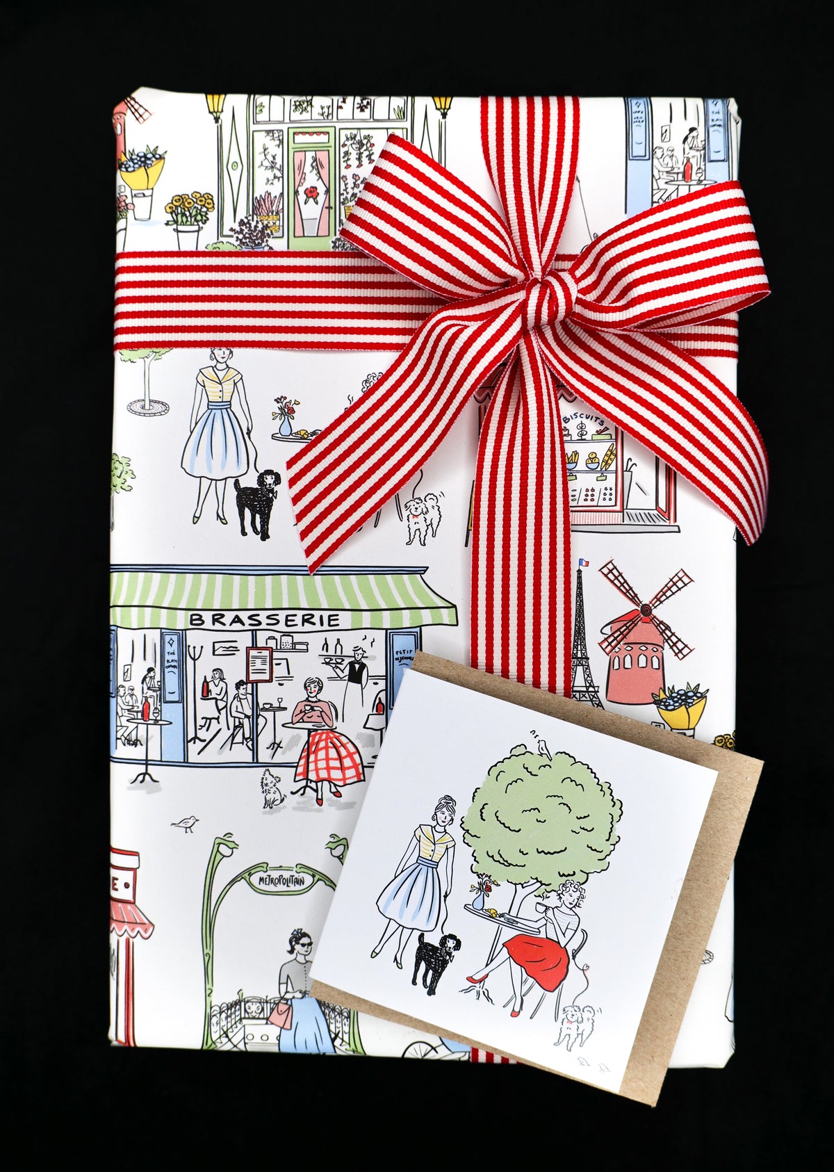 Gift Wrap and Card Set
