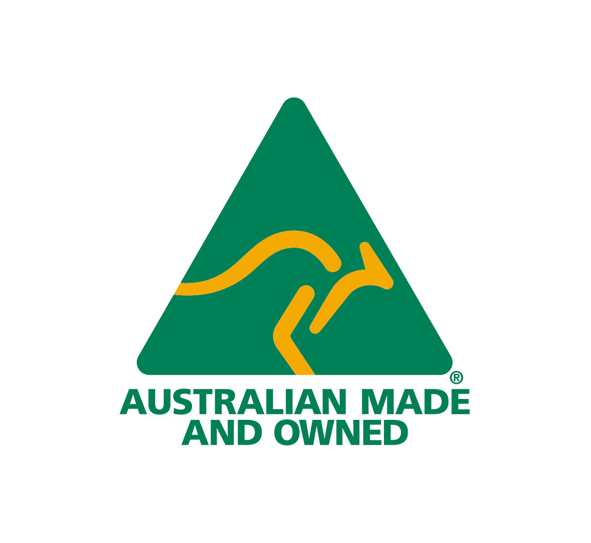 Australian Made and Owned logo
