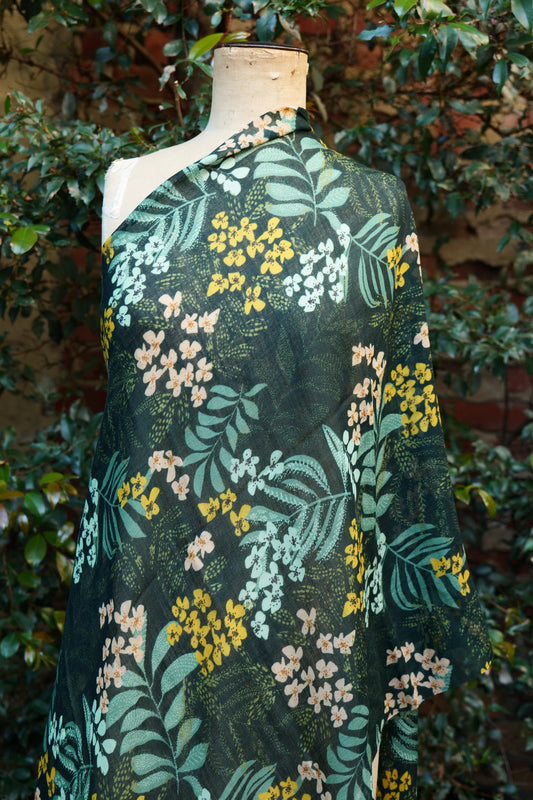 Emerald Leaves Scarf