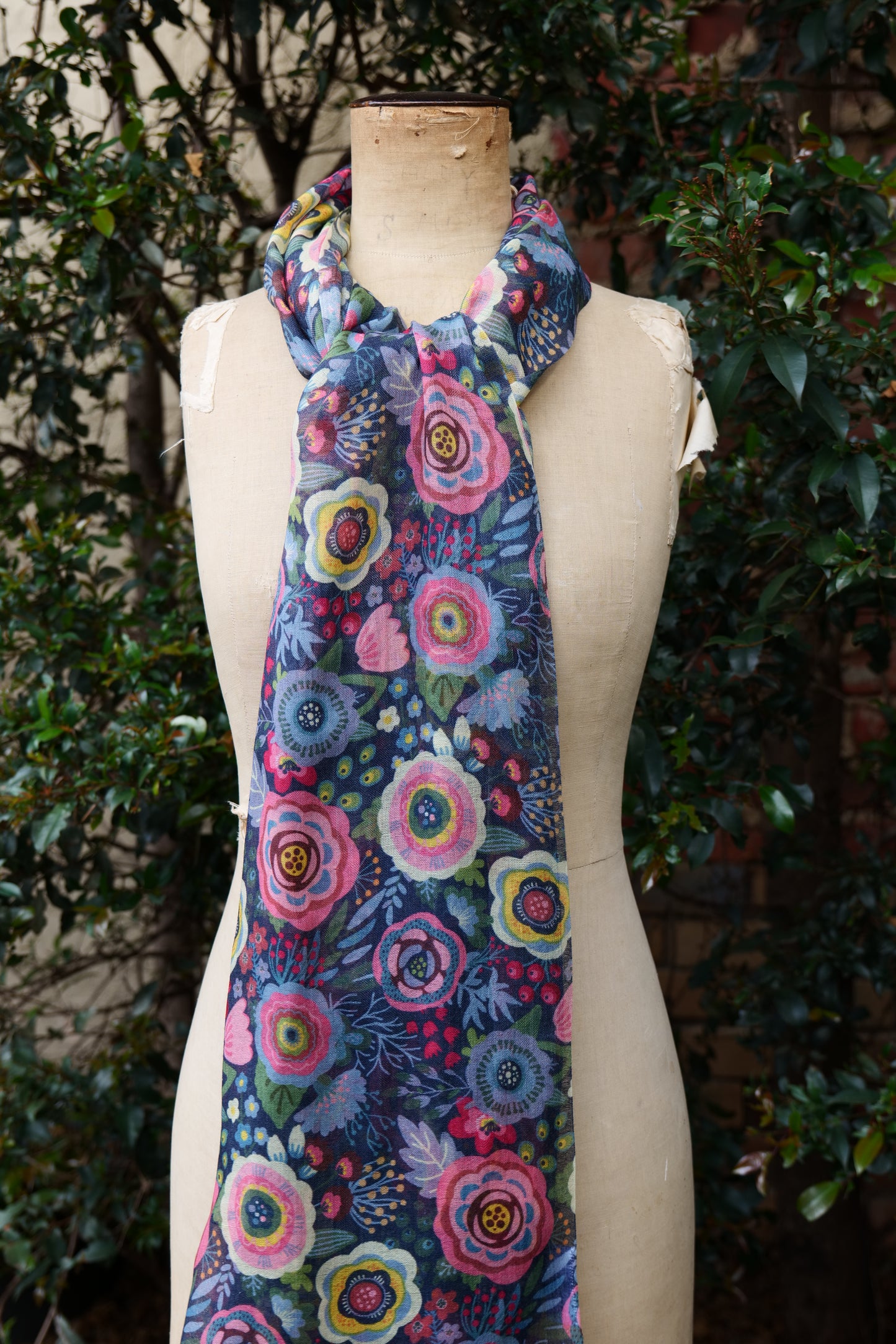 Grey Blush Scarf