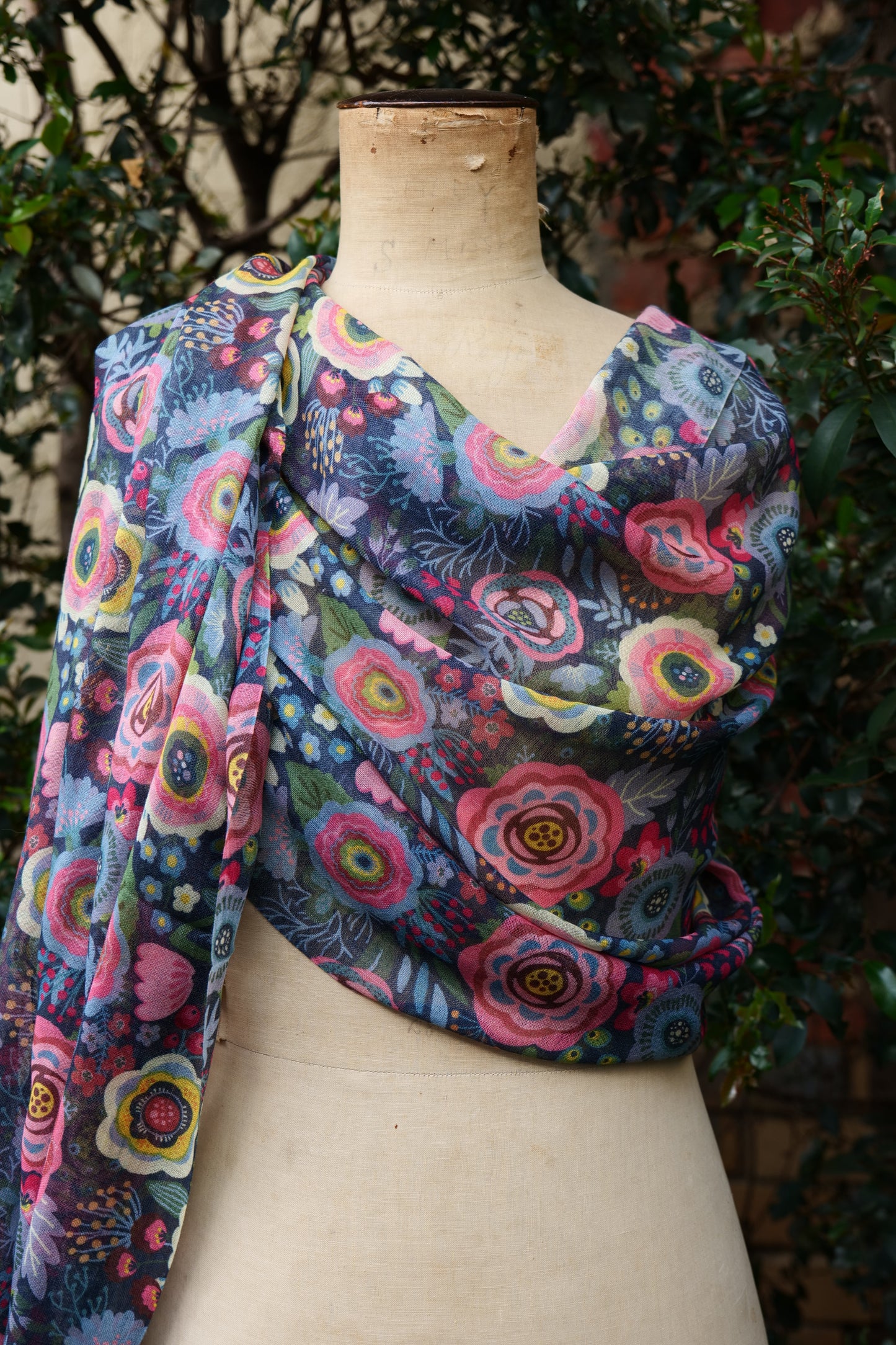 Grey Blush Scarf