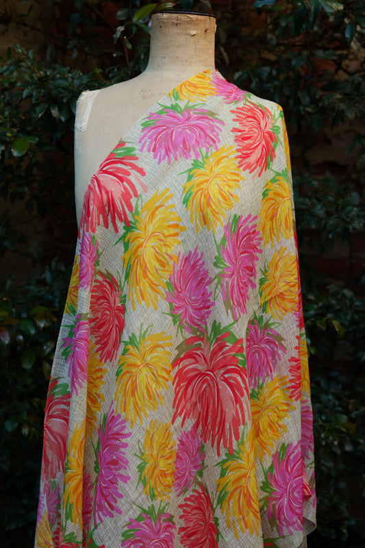 Sketch Flowers Scarf